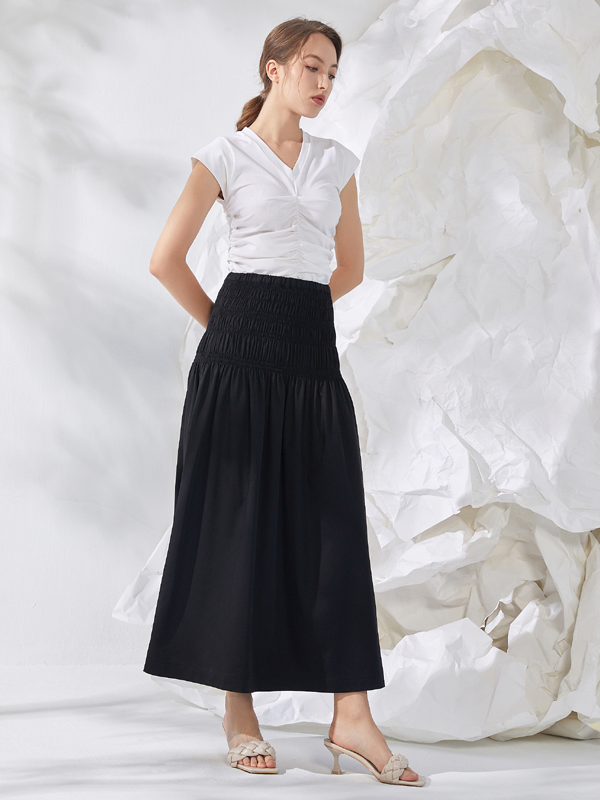 Final Pieces - JERSEY RUCHED TOP