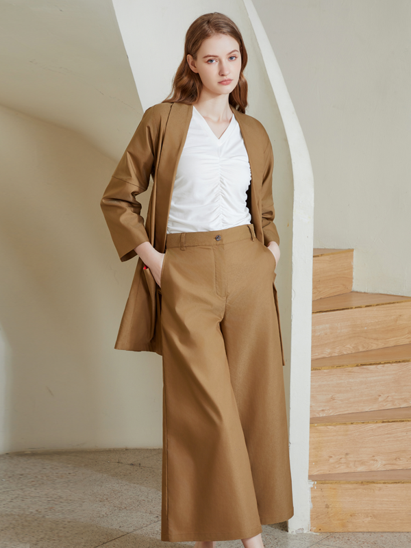 WIDE LEG TROUSERS