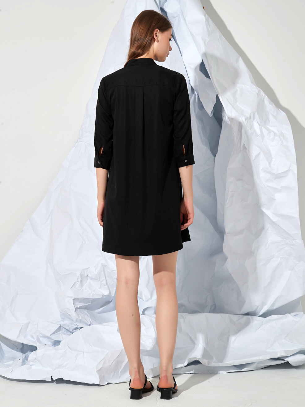 COLLAR SHIRT DRESS