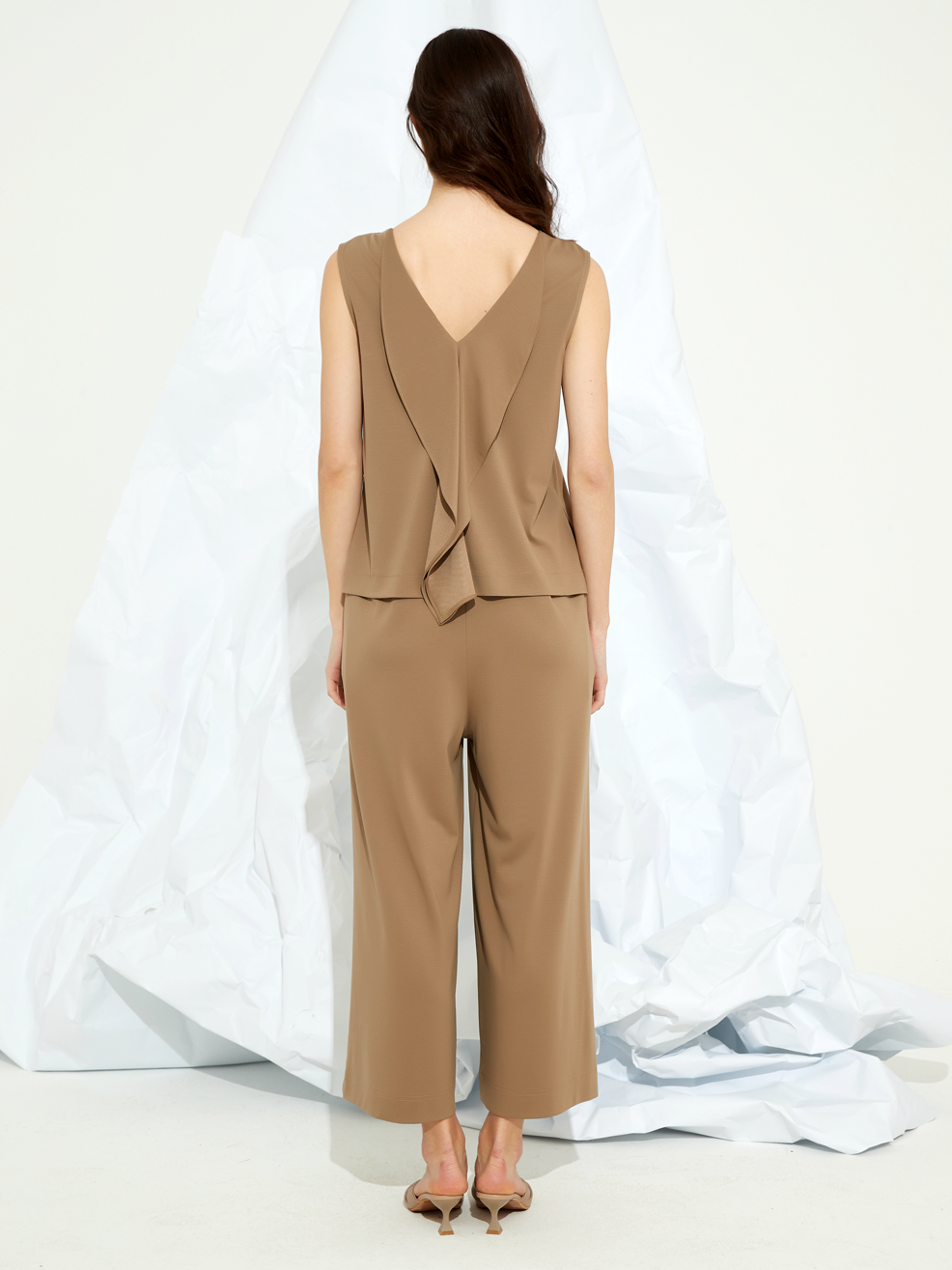 JERSEY OPEN BACK JUMPSUIT