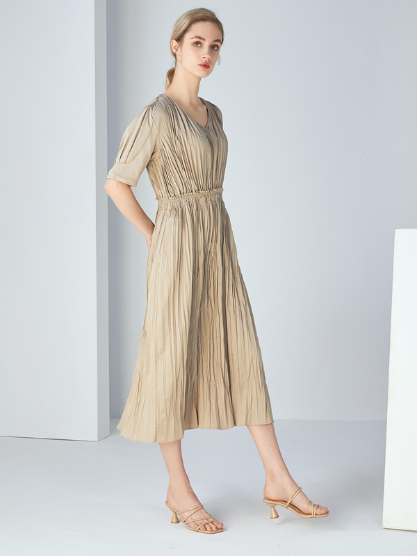 Final Pieces - PLEATS MAXI DRESS