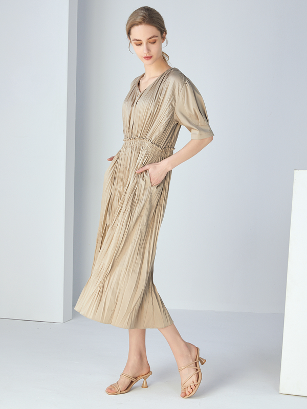 Final Pieces - PLEATS MAXI DRESS