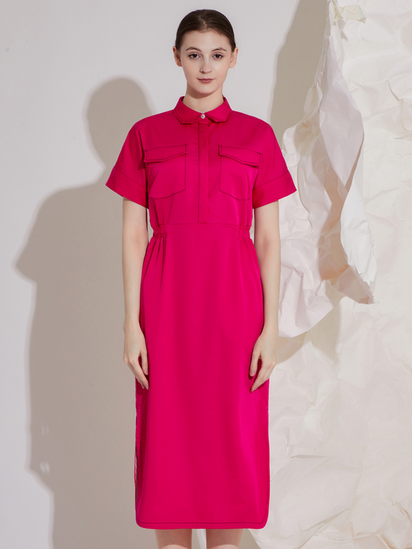 TENCEL MIDI DRESS