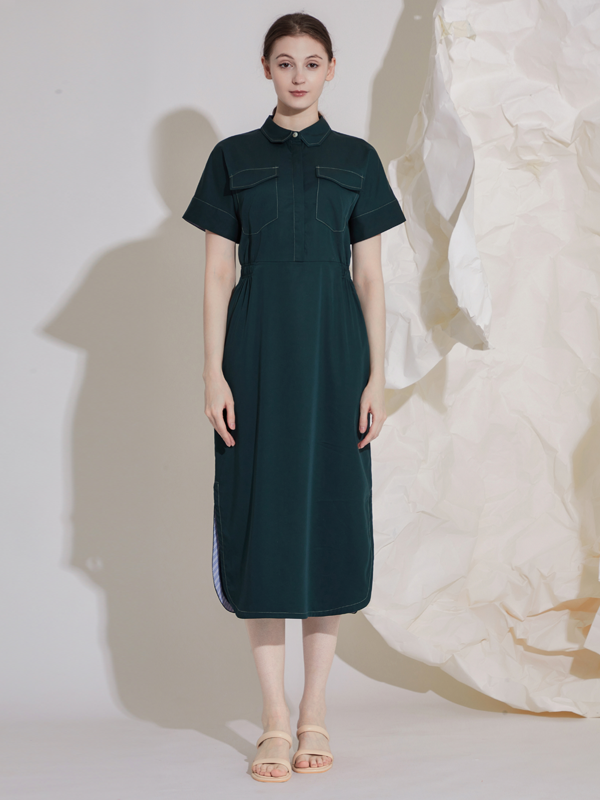 TENCEL MIDI DRESS