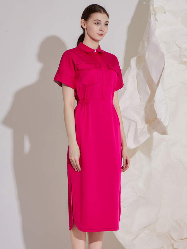 TENCEL MIDI DRESS