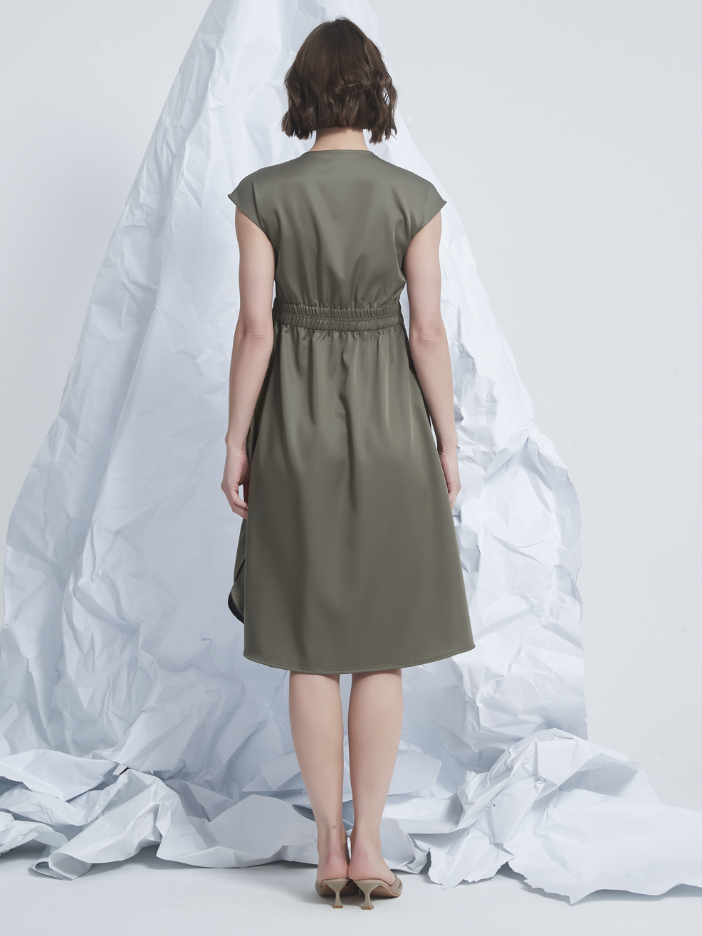 JACQUARD POCKETS DRESS