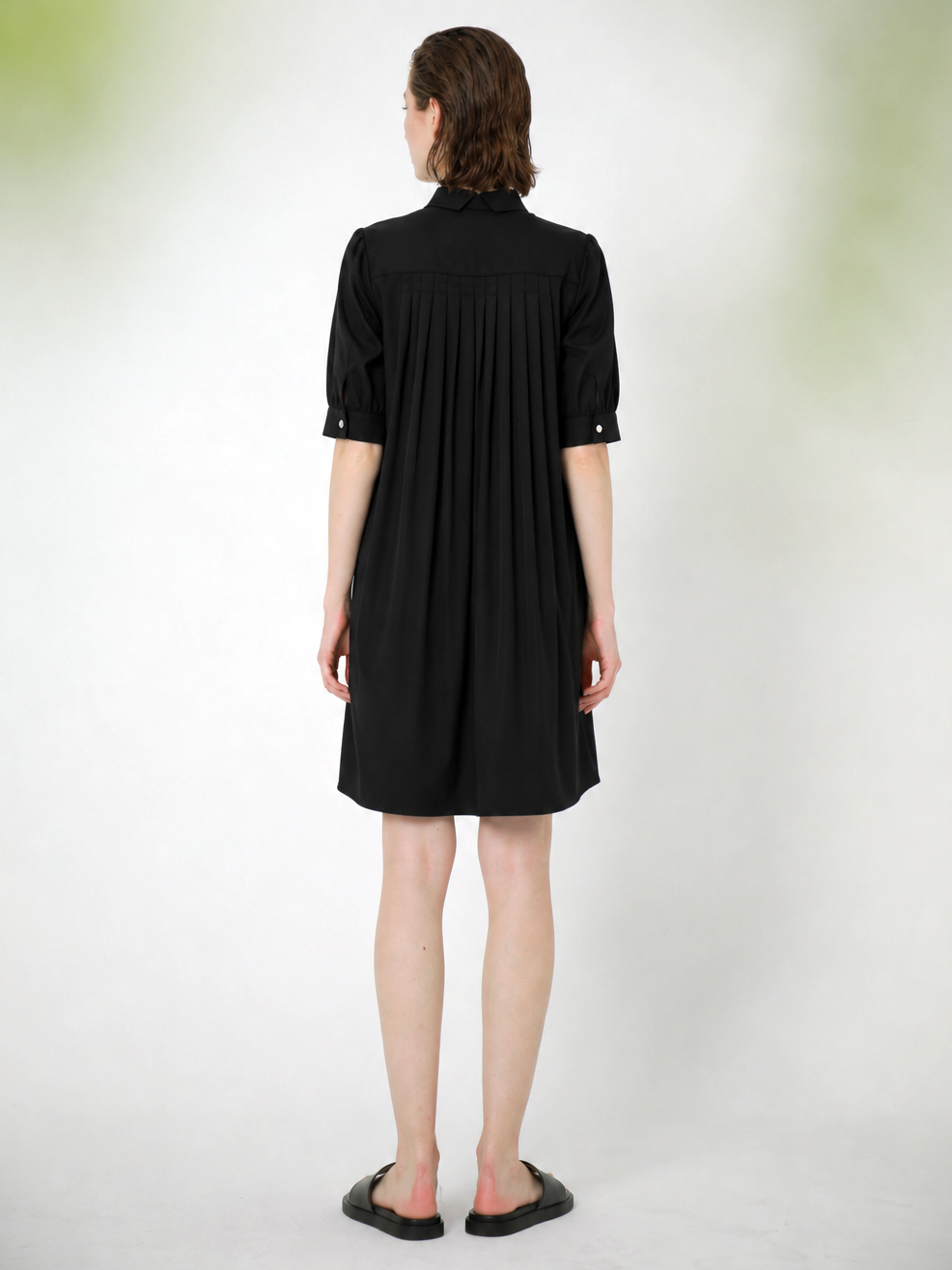 JACQUARD DETAILS JERSEY MINI DRESS