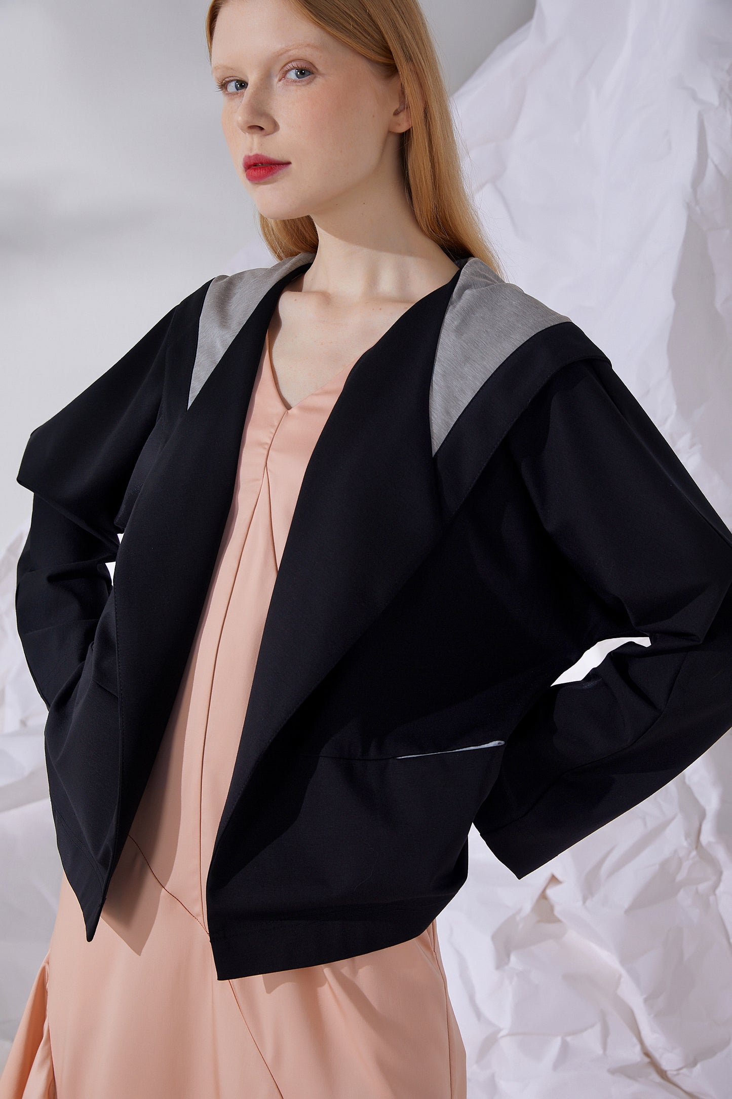 JERSEY BLEND HOODIE JACKET