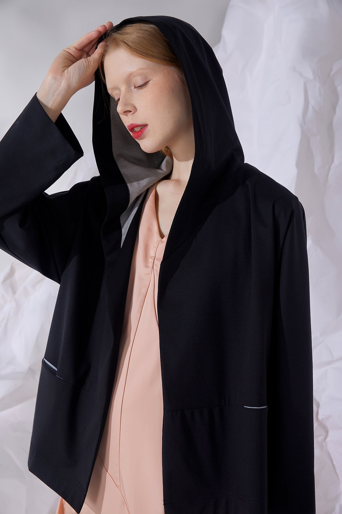 JERSEY BLEND HOODIE JACKET
