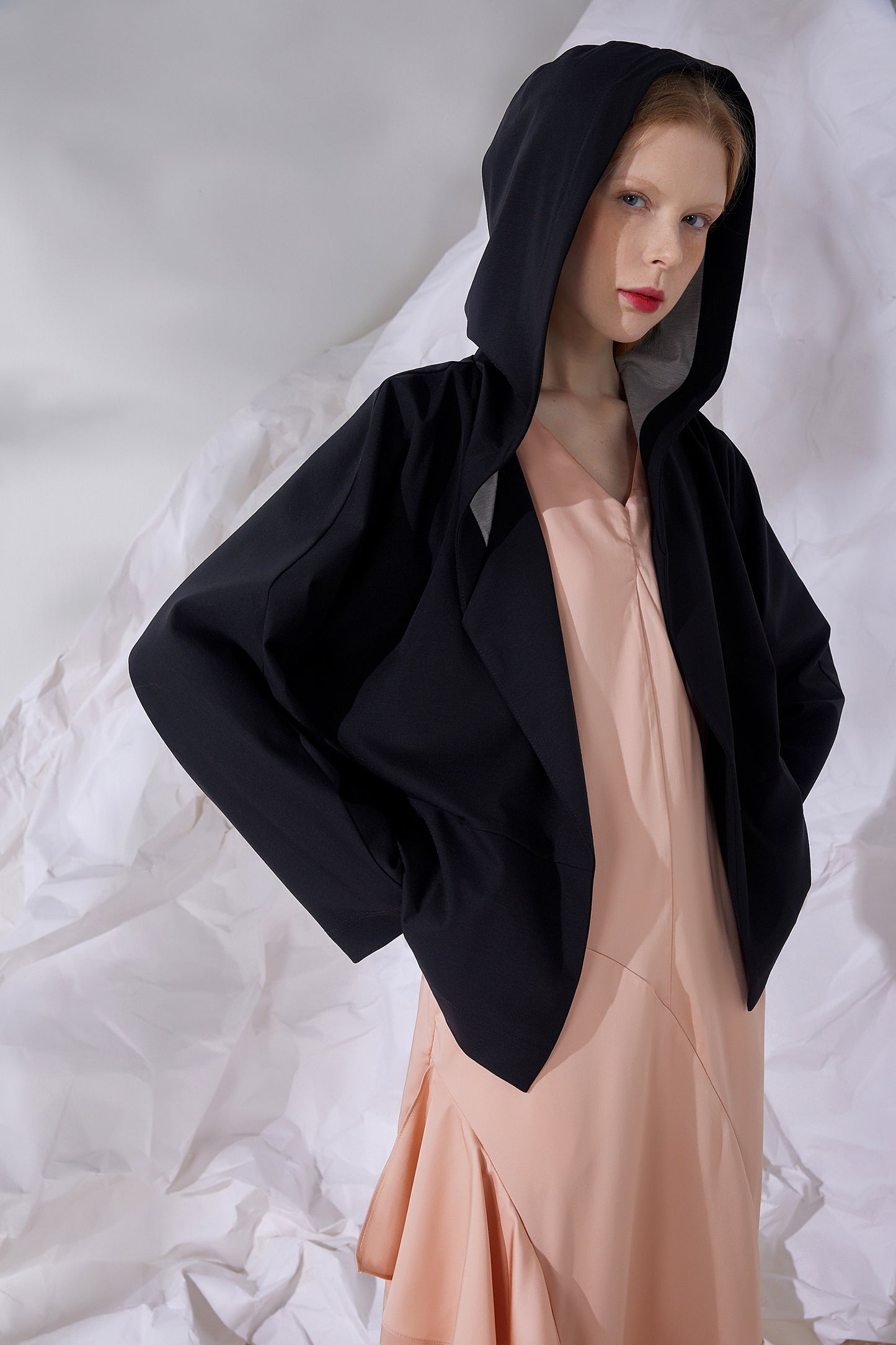JERSEY BLEND HOODIE JACKET