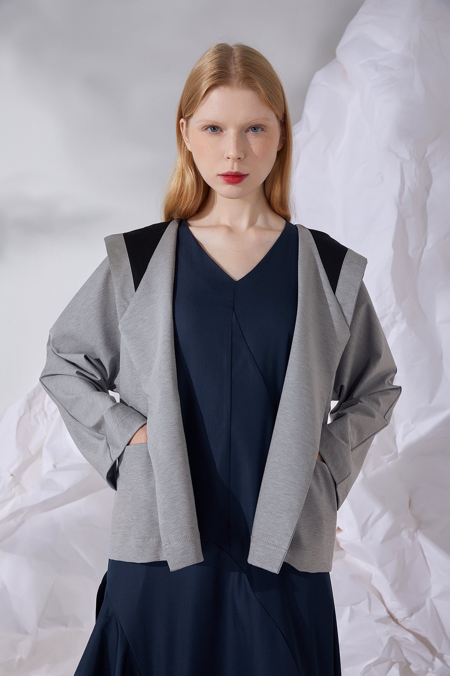 JERSEY BLEND HOODIE JACKET