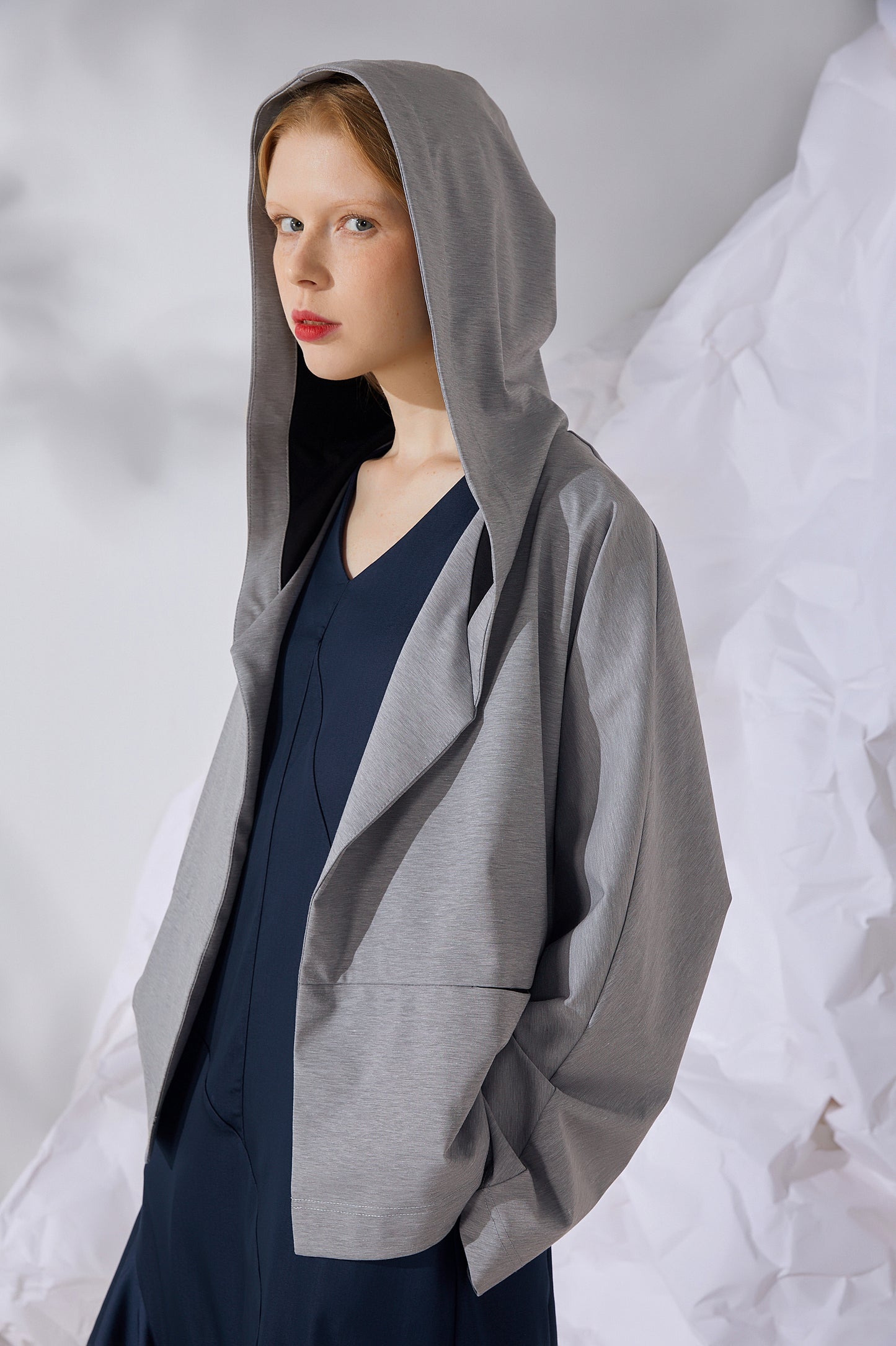 JERSEY BLEND HOODIE JACKET