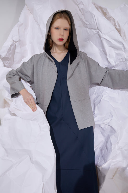 JERSEY BLEND HOODIE JACKET