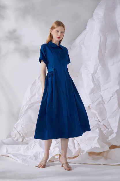 SEAMLESS SLEEVE MIDI DRESS