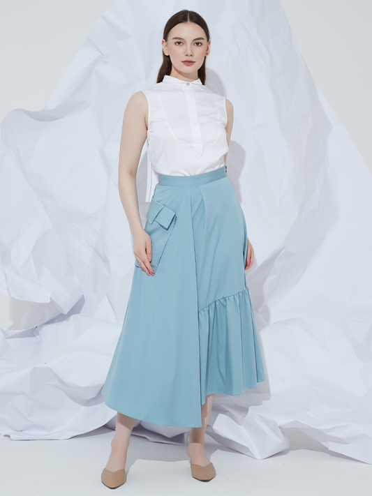 Final Pieces - LYOCELL POCKET SKIRT