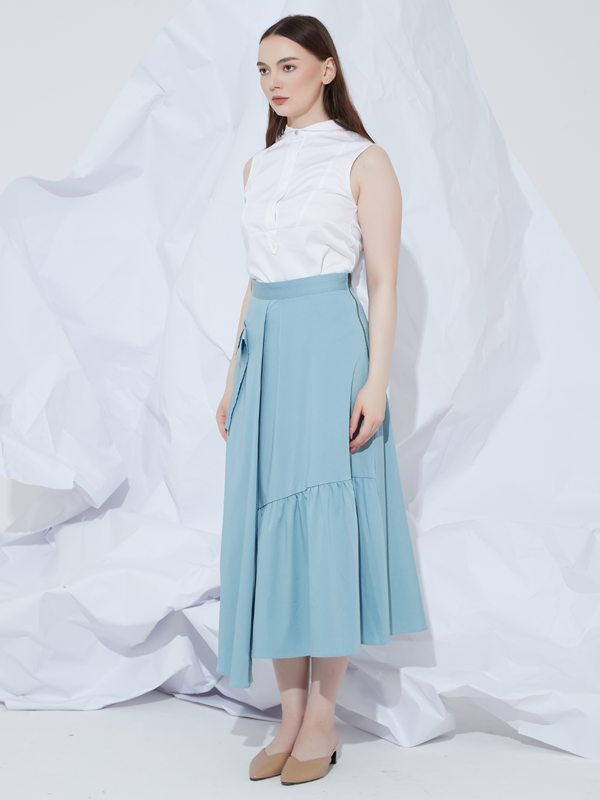 Final Pieces - LYOCELL POCKET SKIRT