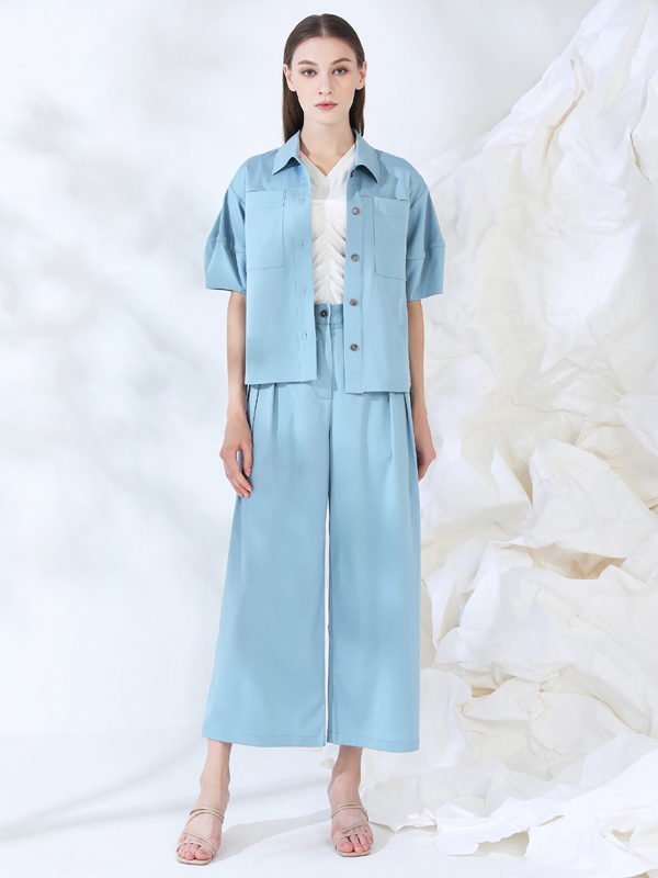 Final Pieces - LYOCELL WIDE LEG PANT