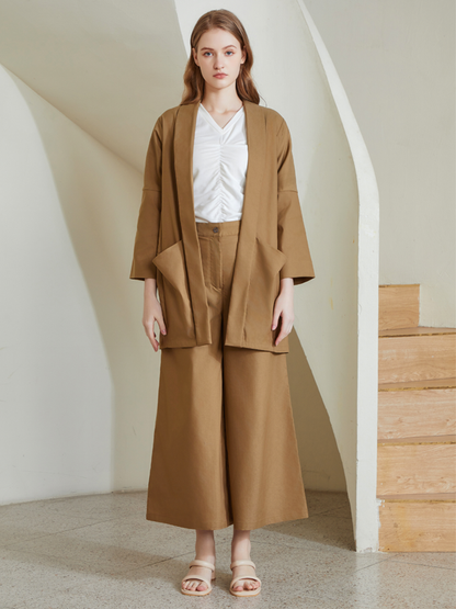 WIDE LEG TROUSERS