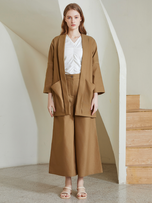 WIDE LEG TROUSERS