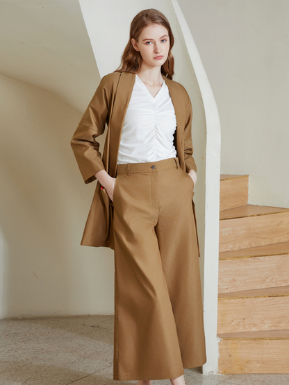 WIDE LEG TROUSERS