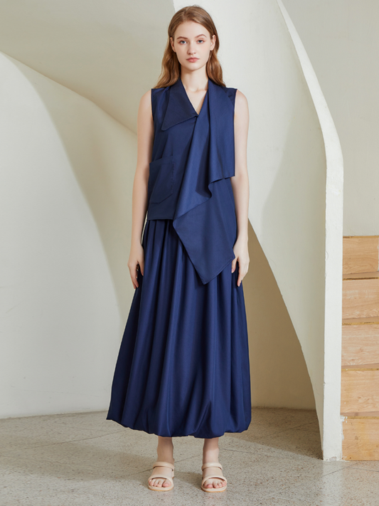 BALLOON MAXI SKIRT