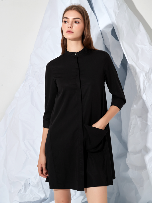 COLLAR SHIRT DRESS
