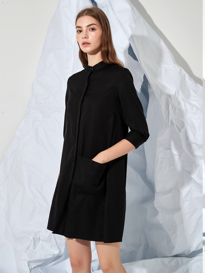 COLLAR SHIRT DRESS