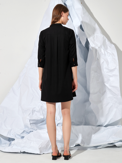 COLLAR SHIRT DRESS