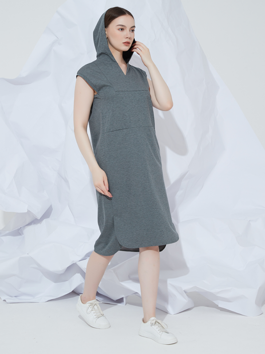 Final Pieces - JERSEY SLEEVELESS HOODIE