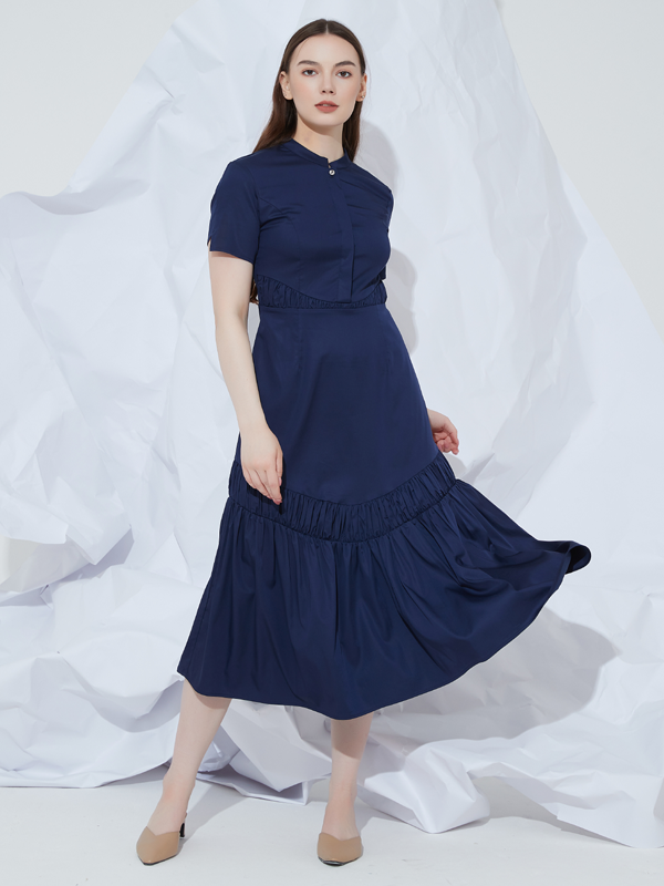 Final Pieces - RUCHED MIDI DRESS