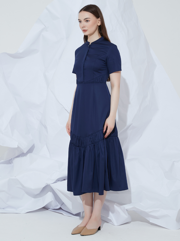 Final Pieces - RUCHED MIDI DRESS