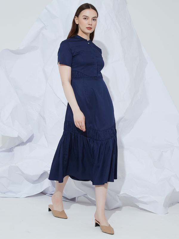 Final Pieces - RUCHED MIDI DRESS