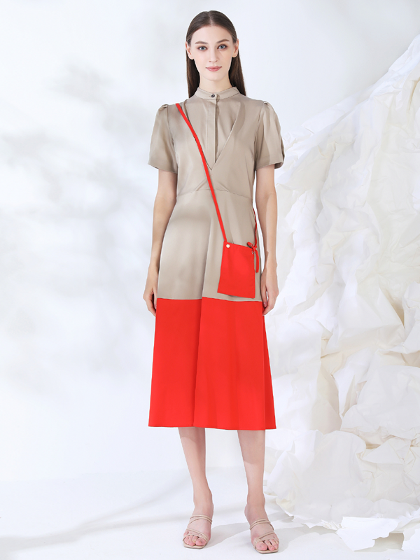 Final Pieces - MIDI DRESS W/SLING POUCH
