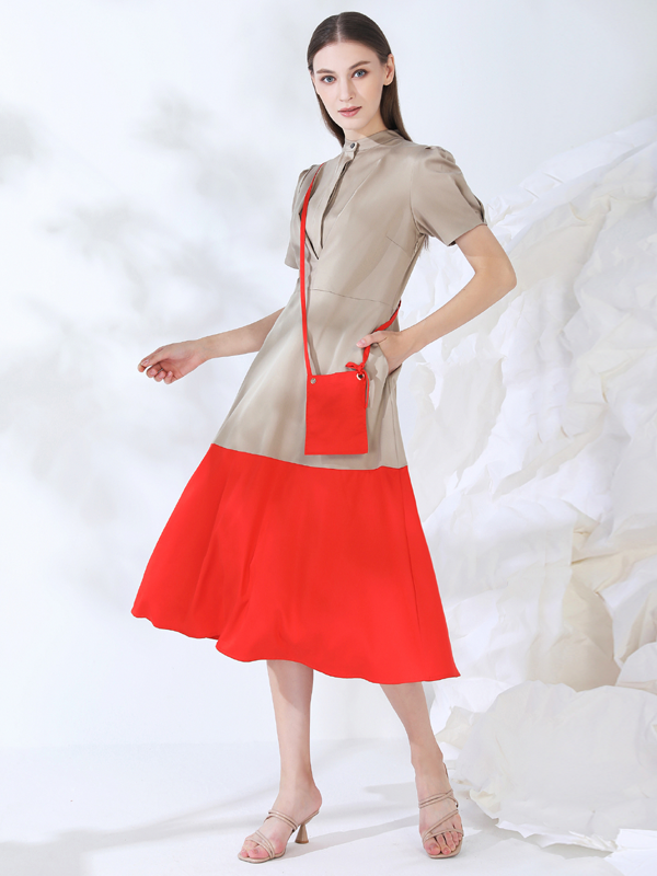 Final Pieces - MIDI DRESS W/SLING POUCH