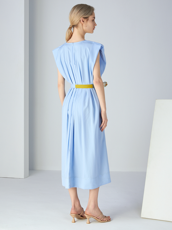 Final Pieces - MULTICOLOR BELTED DRESS