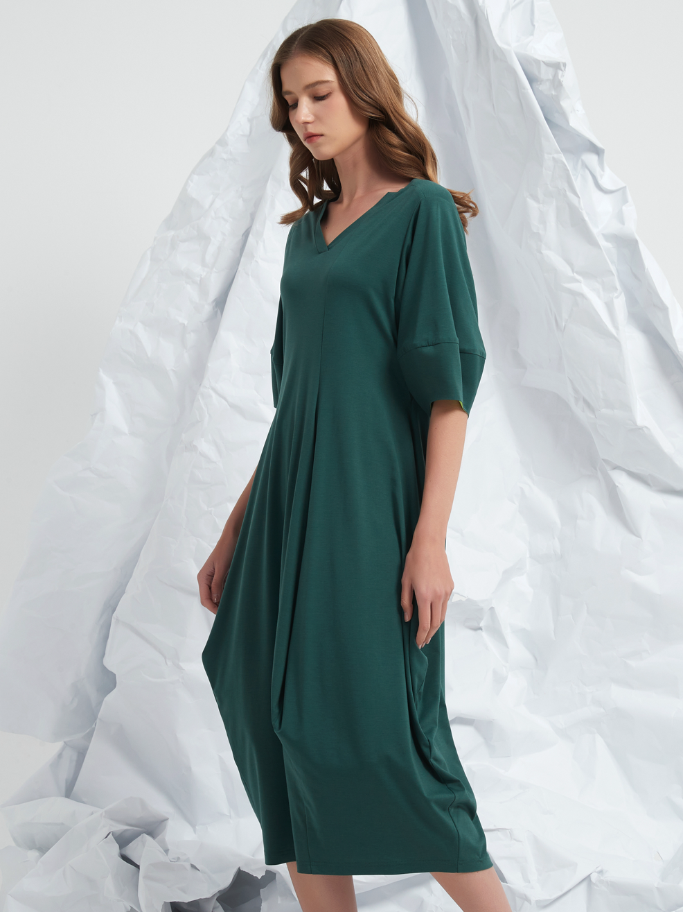 JESERY PEPLUM MAXI DRESS