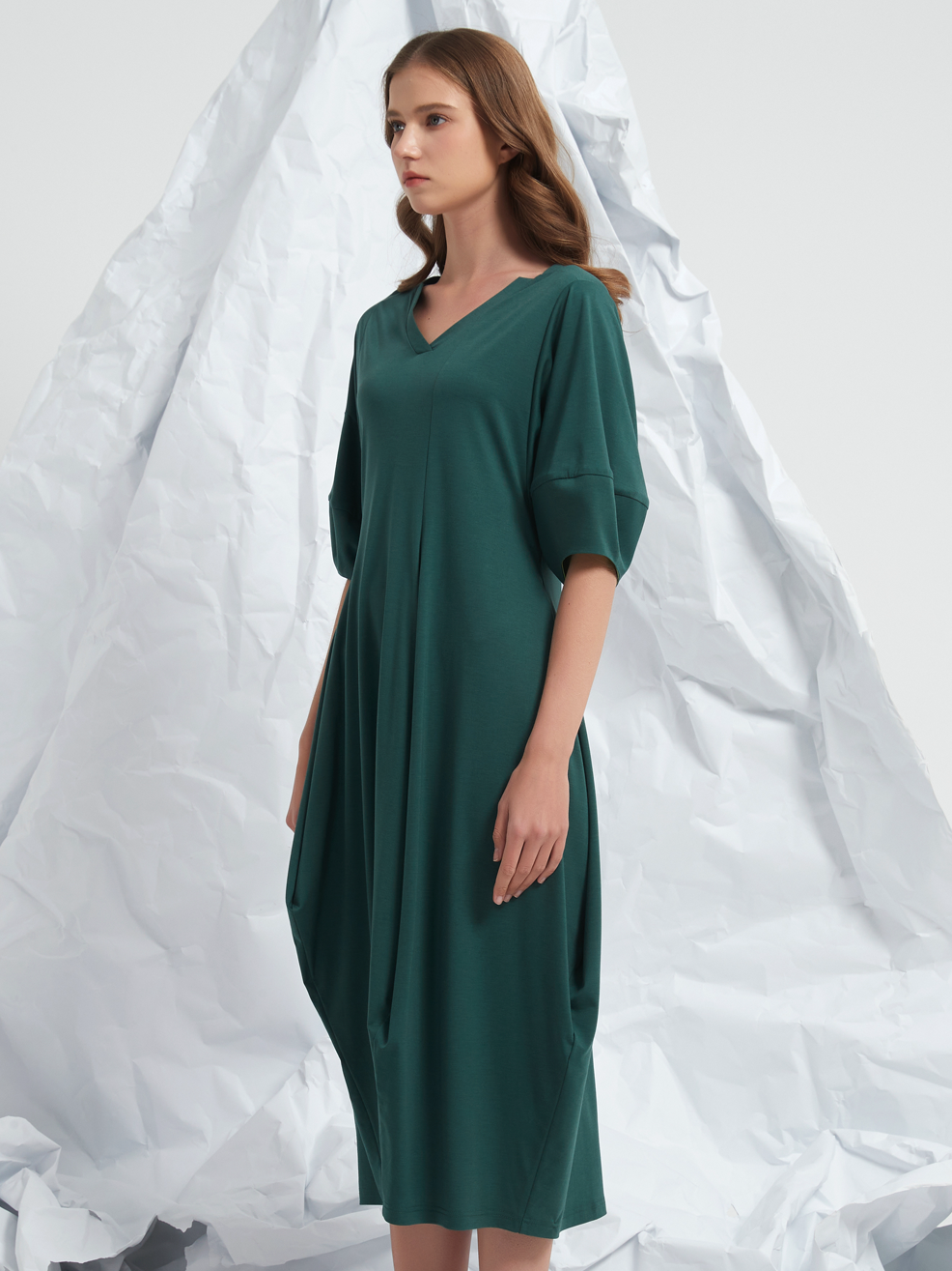 JESERY PEPLUM MAXI DRESS