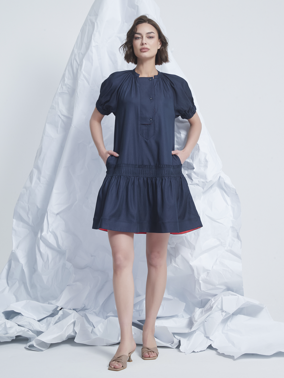 MINI SMOCK DRESS