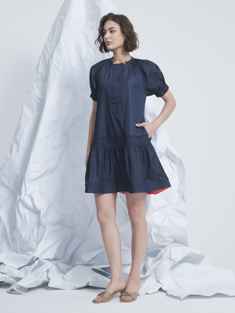MINI SMOCK DRESS