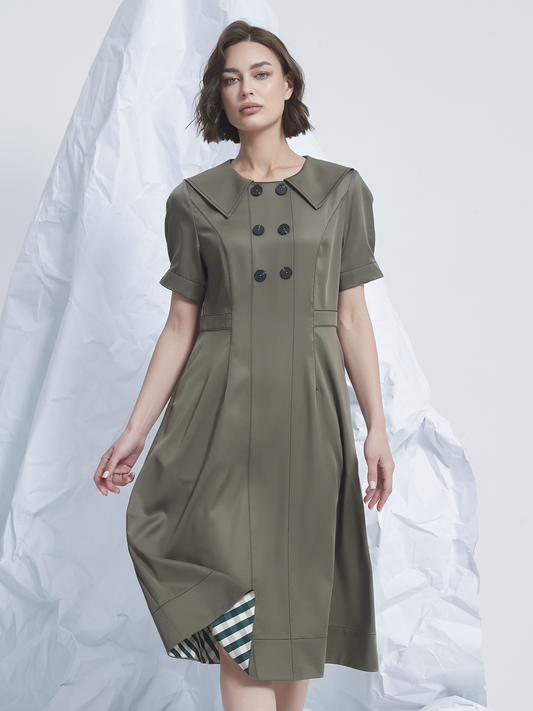 STITCH MIDI DRESS