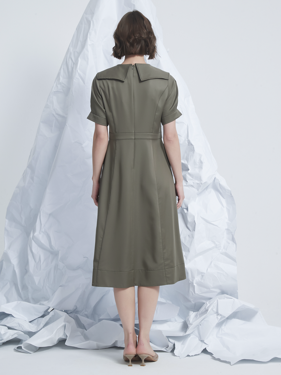STITCH MIDI DRESS