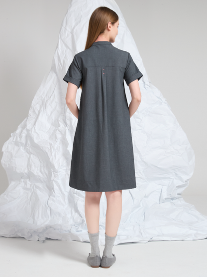 WOOL BLEND MINI DRESS