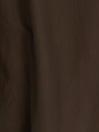 BACK TIED PLEATED MIDI DRESS