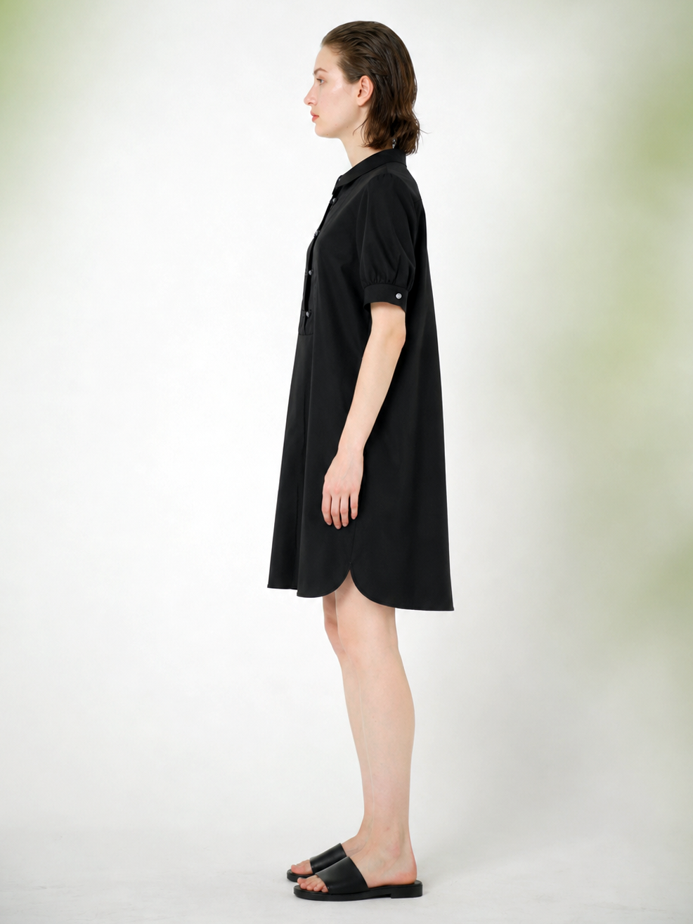 JACQUARD DETAILS JERSEY MINI DRESS