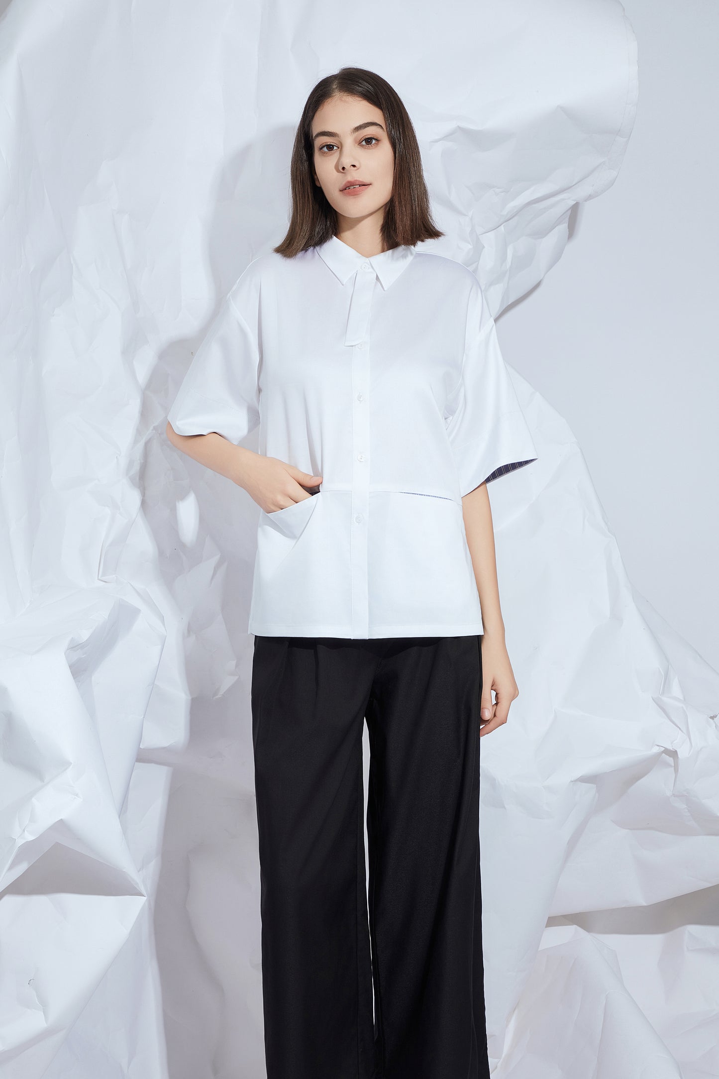 ADJUSTABLE TIE SHIRT