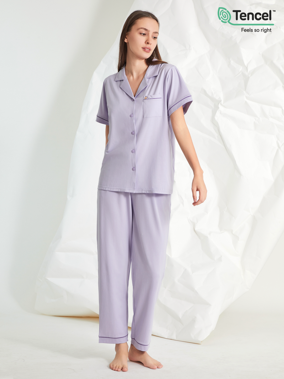 TENCEL™ Modal Short Sleeve Loungewear Set