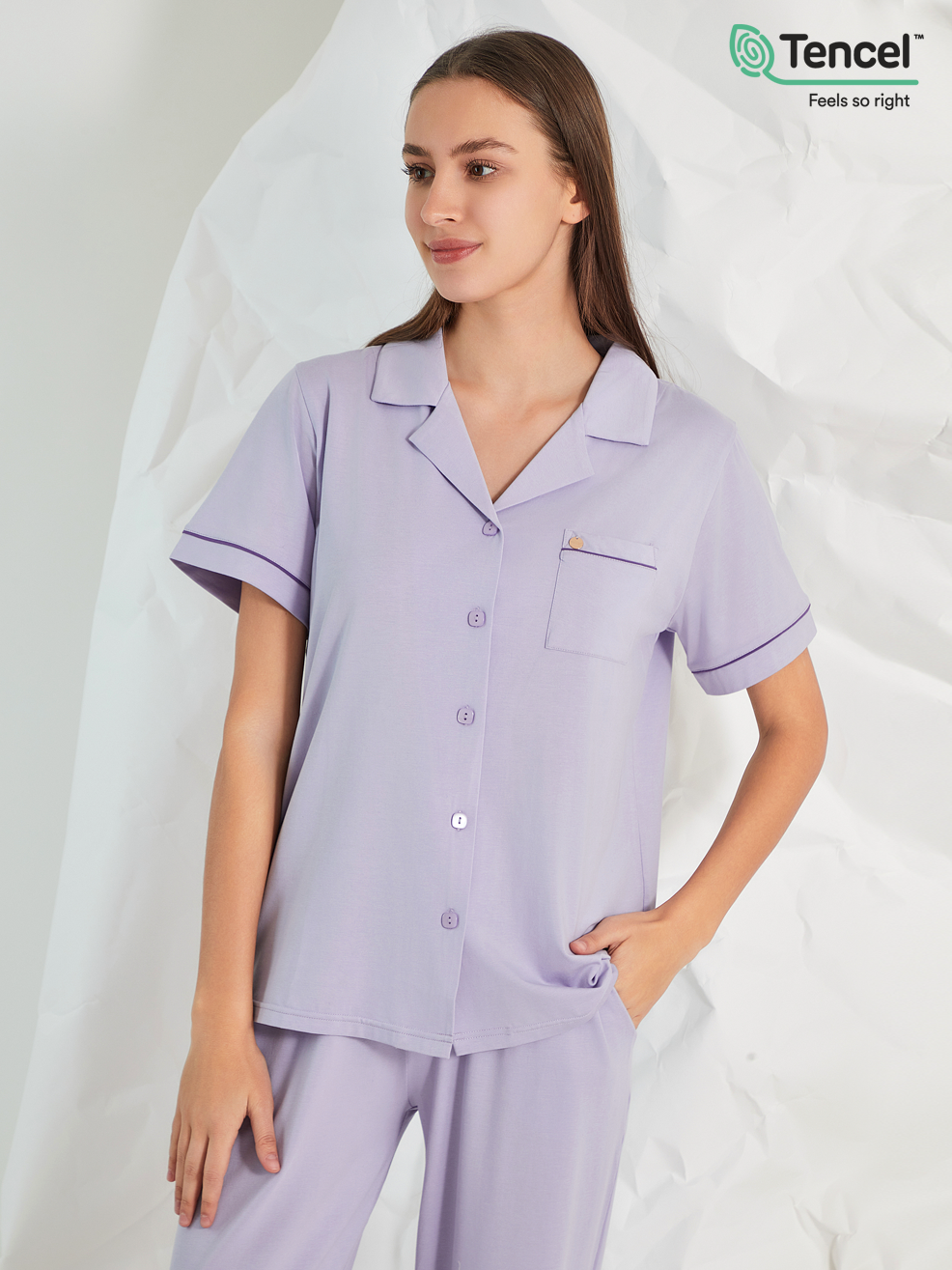 TENCEL™ Modal Short Sleeve Loungewear Set