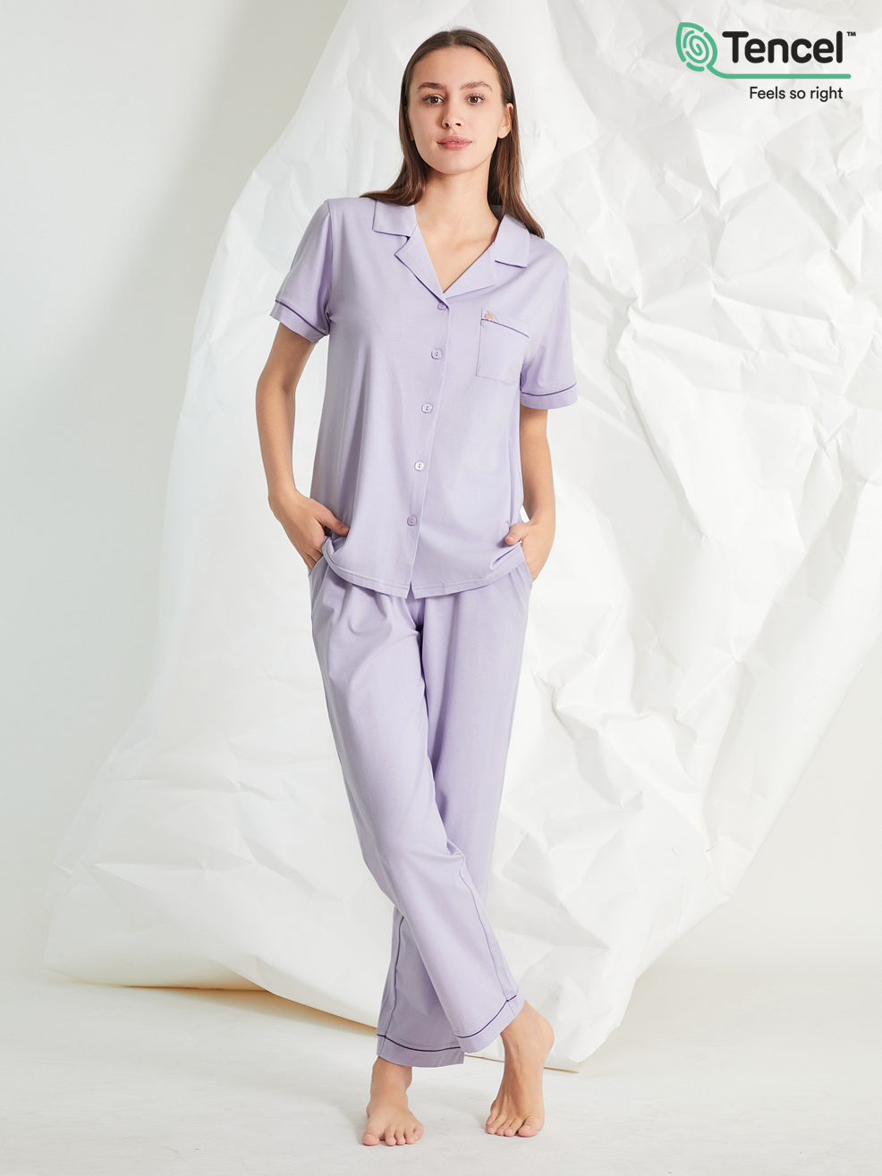 TENCEL™ Modal Short Sleeve Loungewear Set